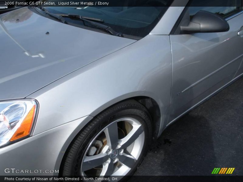 Liquid Silver Metallic / Ebony 2006 Pontiac G6 GTP Sedan