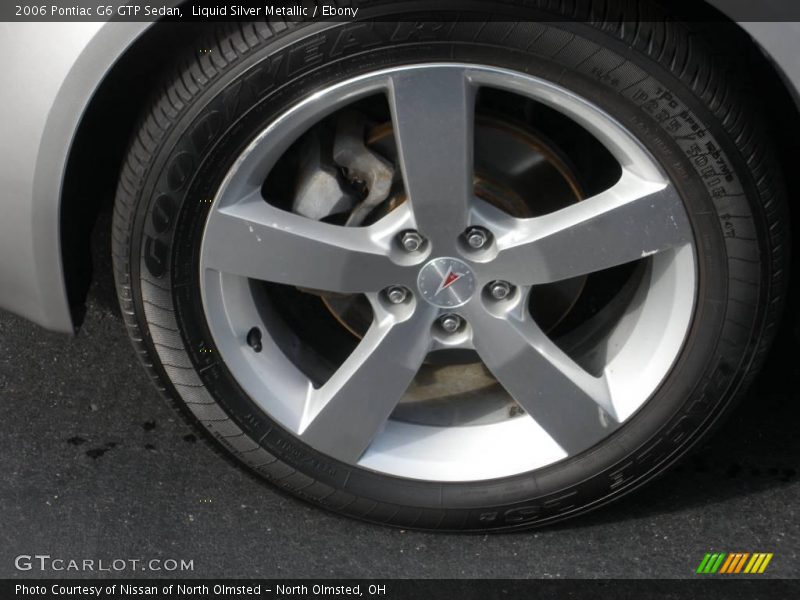 Liquid Silver Metallic / Ebony 2006 Pontiac G6 GTP Sedan