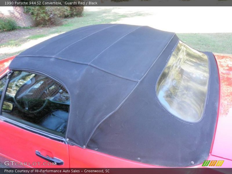 Guards Red / Black 1990 Porsche 944 S2 Convertible