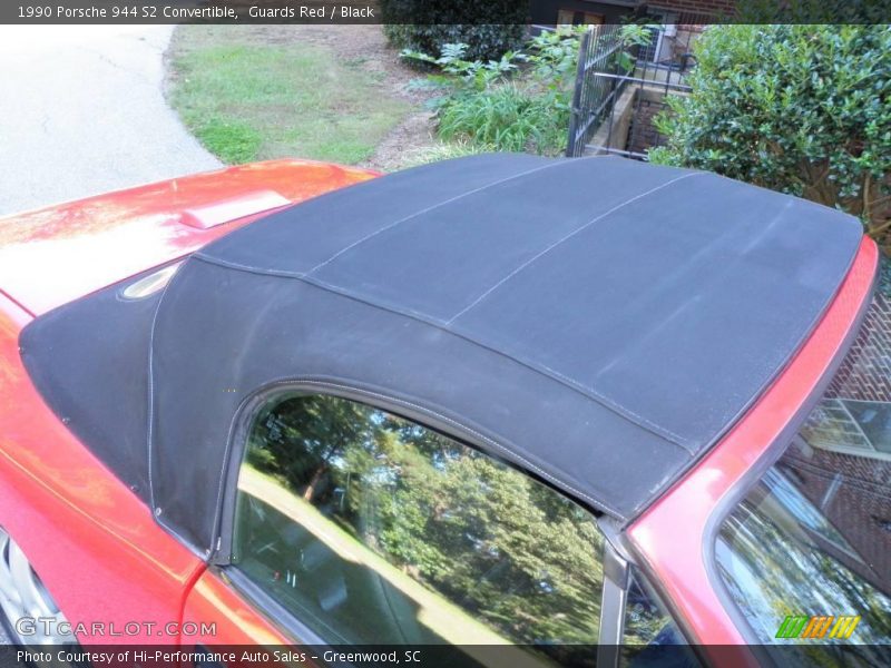 Guards Red / Black 1990 Porsche 944 S2 Convertible
