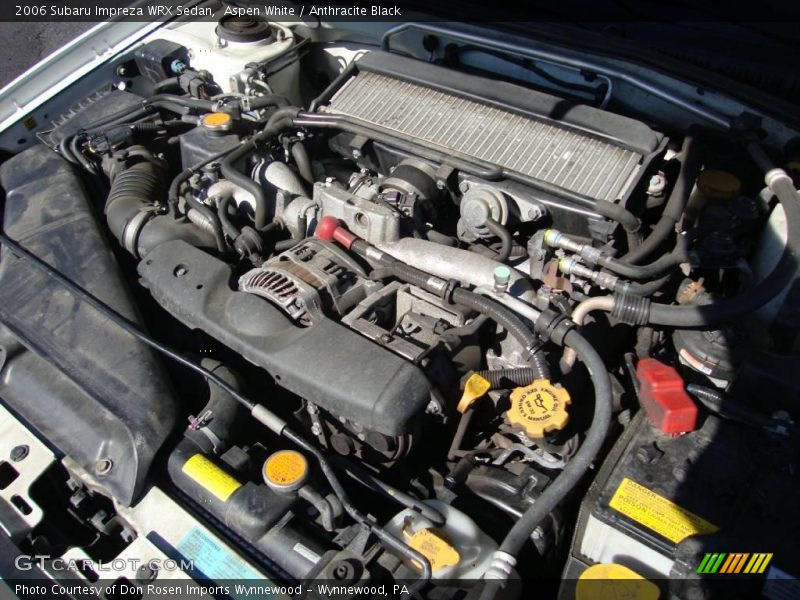 Aspen White / Anthracite Black 2006 Subaru Impreza WRX Sedan
