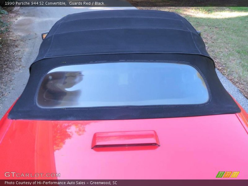 Guards Red / Black 1990 Porsche 944 S2 Convertible