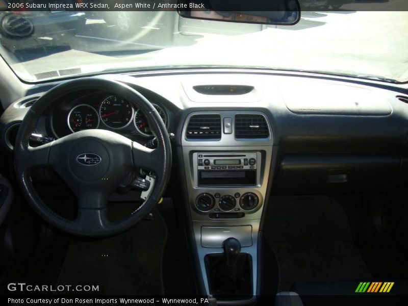 Aspen White / Anthracite Black 2006 Subaru Impreza WRX Sedan