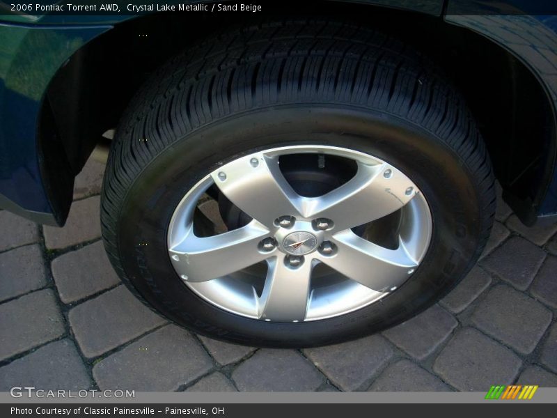 Crystal Lake Metallic / Sand Beige 2006 Pontiac Torrent AWD
