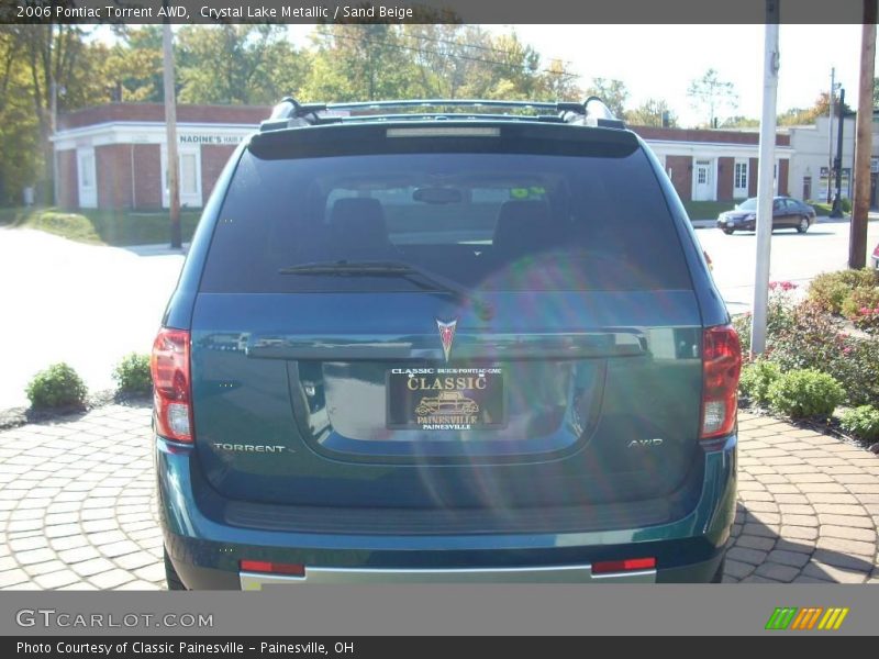 Crystal Lake Metallic / Sand Beige 2006 Pontiac Torrent AWD