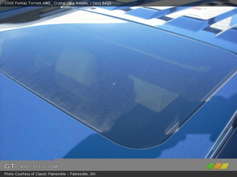 Crystal Lake Metallic / Sand Beige 2006 Pontiac Torrent AWD