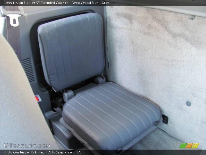 Deep Crystal Blue / Gray 1999 Nissan Frontier SE Extended Cab 4x4