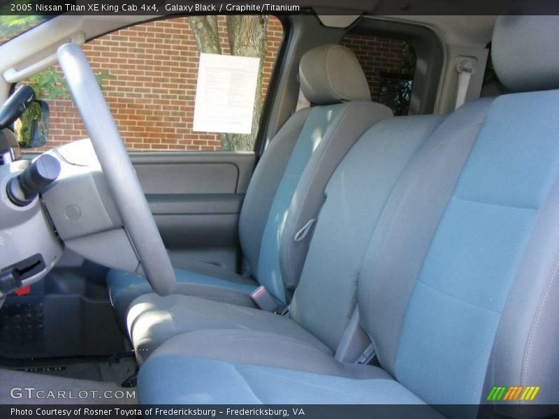 Galaxy Black / Graphite/Titanium 2005 Nissan Titan XE King Cab 4x4