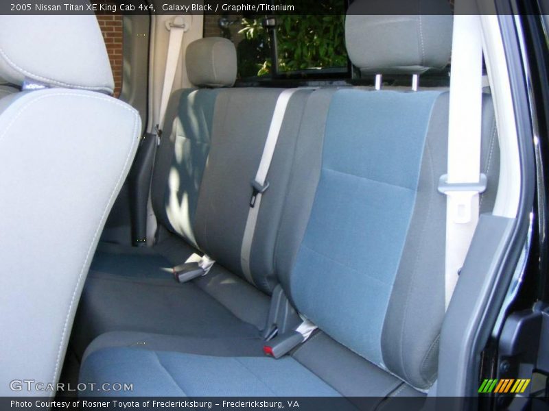 Galaxy Black / Graphite/Titanium 2005 Nissan Titan XE King Cab 4x4