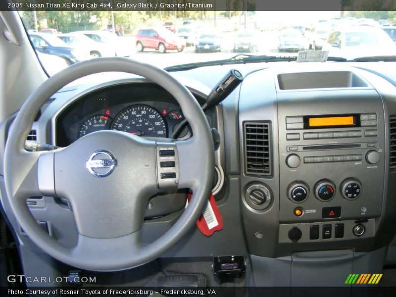 Galaxy Black / Graphite/Titanium 2005 Nissan Titan XE King Cab 4x4