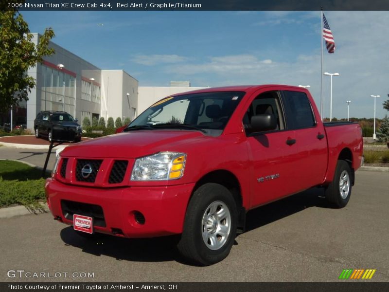 Red Alert / Graphite/Titanium 2006 Nissan Titan XE Crew Cab 4x4