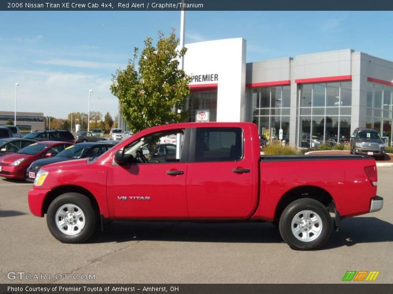 Red Alert / Graphite/Titanium 2006 Nissan Titan XE Crew Cab 4x4