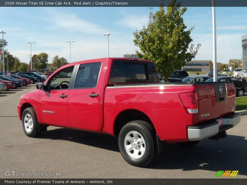 Red Alert / Graphite/Titanium 2006 Nissan Titan XE Crew Cab 4x4