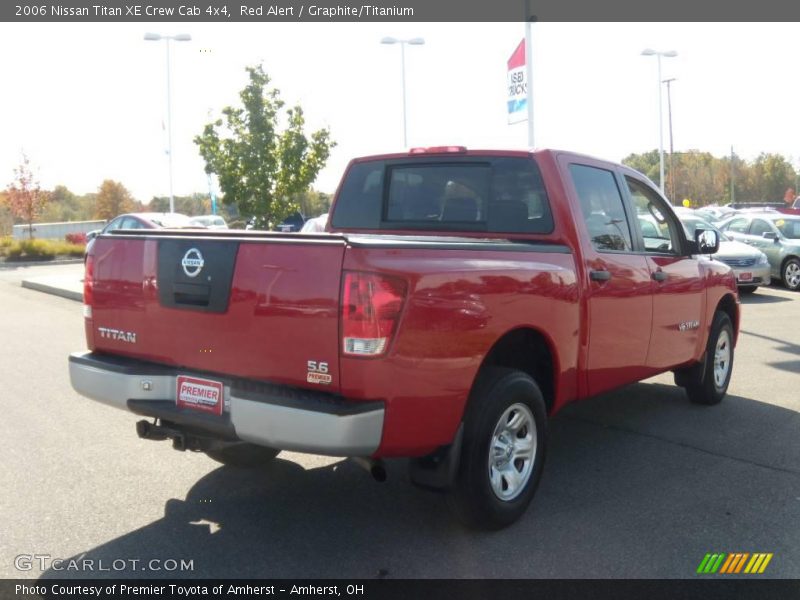 Red Alert / Graphite/Titanium 2006 Nissan Titan XE Crew Cab 4x4