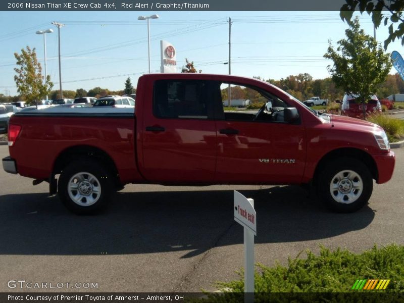 Red Alert / Graphite/Titanium 2006 Nissan Titan XE Crew Cab 4x4
