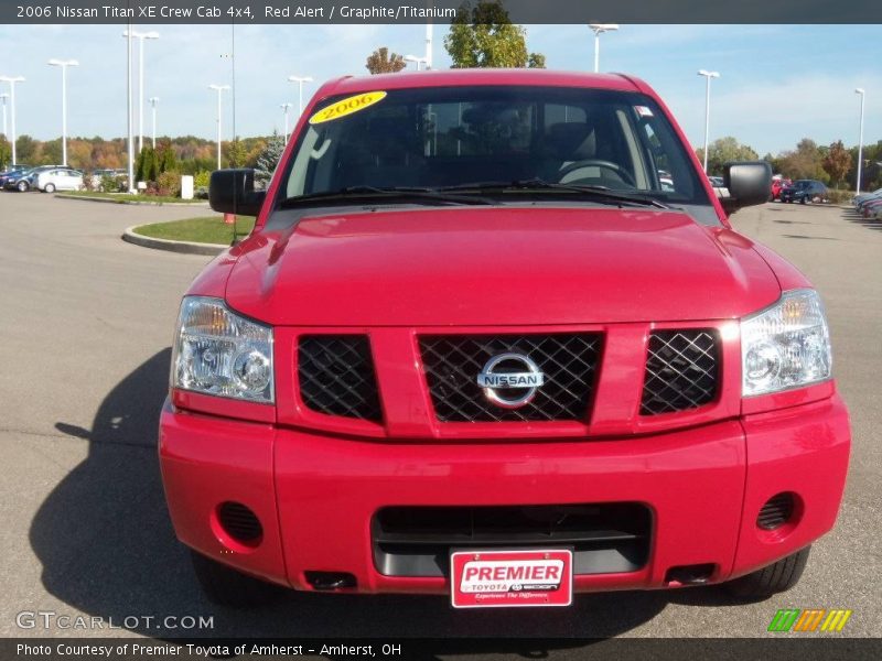 Red Alert / Graphite/Titanium 2006 Nissan Titan XE Crew Cab 4x4