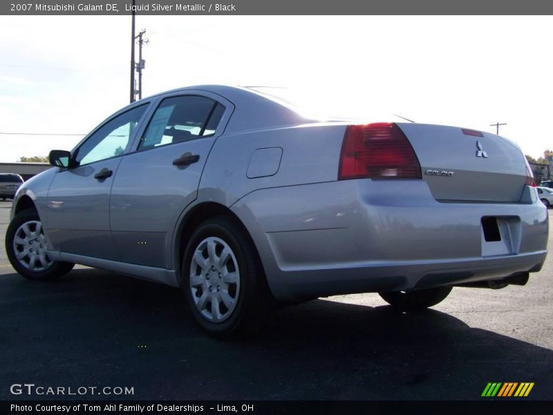 Liquid Silver Metallic / Black 2007 Mitsubishi Galant DE