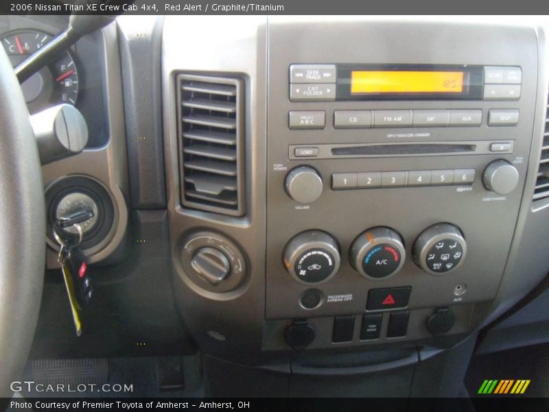 Red Alert / Graphite/Titanium 2006 Nissan Titan XE Crew Cab 4x4
