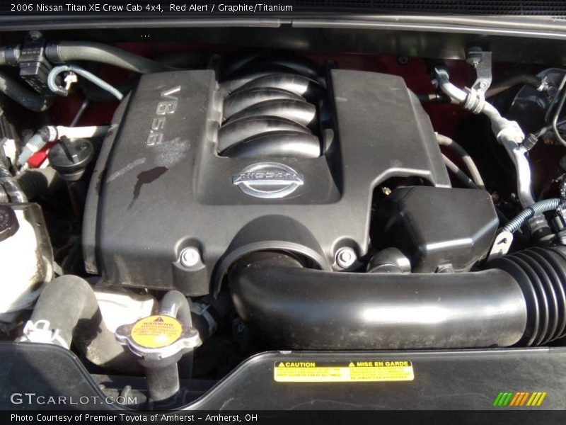 Red Alert / Graphite/Titanium 2006 Nissan Titan XE Crew Cab 4x4