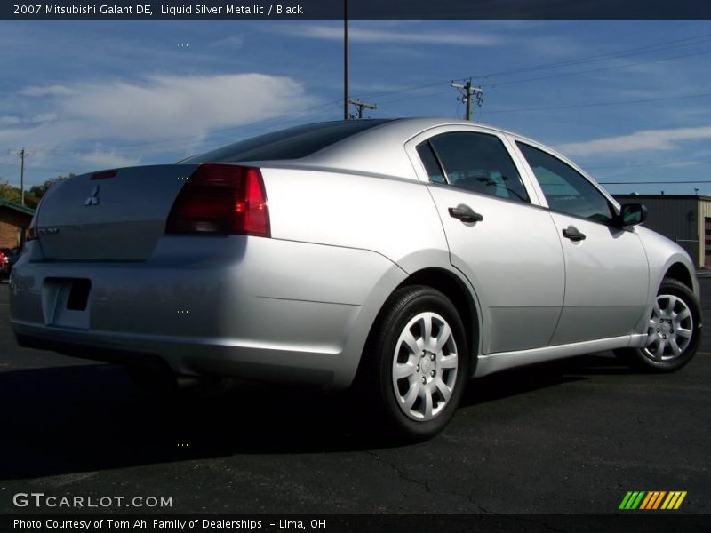 Liquid Silver Metallic / Black 2007 Mitsubishi Galant DE