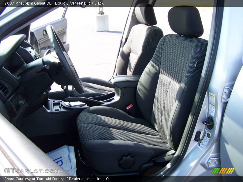 Liquid Silver Metallic / Black 2007 Mitsubishi Galant DE