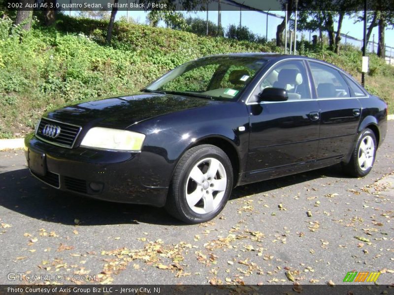 Brilliant Black / Beige 2002 Audi A6 3.0 quattro Sedan