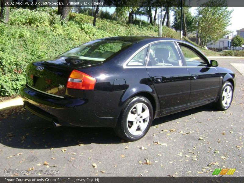 Brilliant Black / Beige 2002 Audi A6 3.0 quattro Sedan