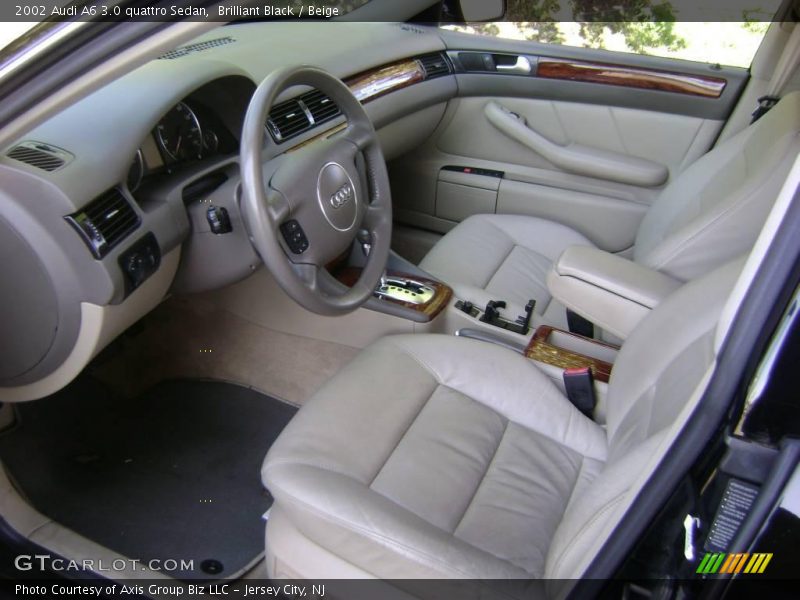 Brilliant Black / Beige 2002 Audi A6 3.0 quattro Sedan