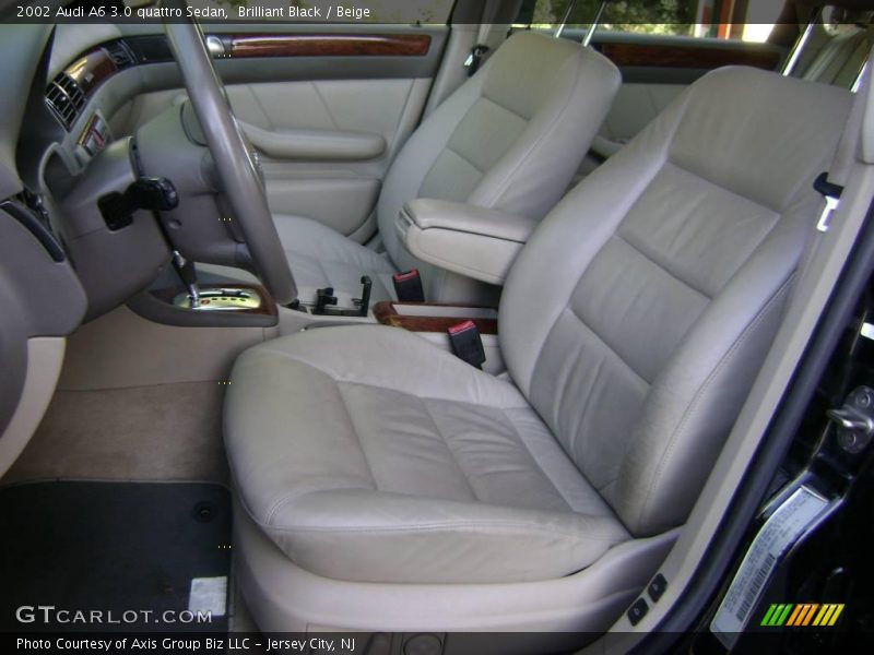 Brilliant Black / Beige 2002 Audi A6 3.0 quattro Sedan