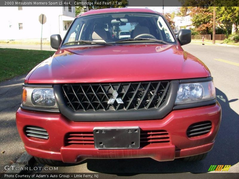 Cambridge Red Pearl / Tan 2003 Mitsubishi Montero Sport LS 4x4
