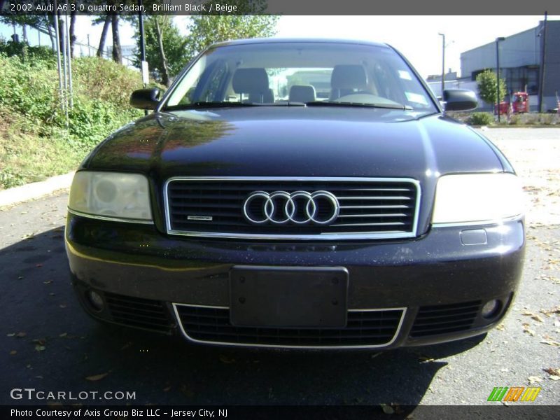 Brilliant Black / Beige 2002 Audi A6 3.0 quattro Sedan