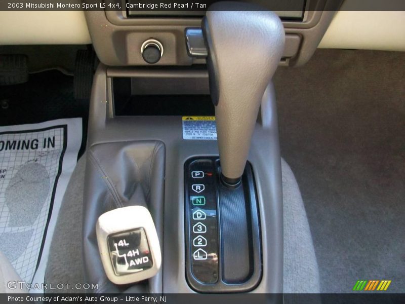 Cambridge Red Pearl / Tan 2003 Mitsubishi Montero Sport LS 4x4