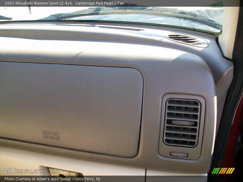 Cambridge Red Pearl / Tan 2003 Mitsubishi Montero Sport LS 4x4