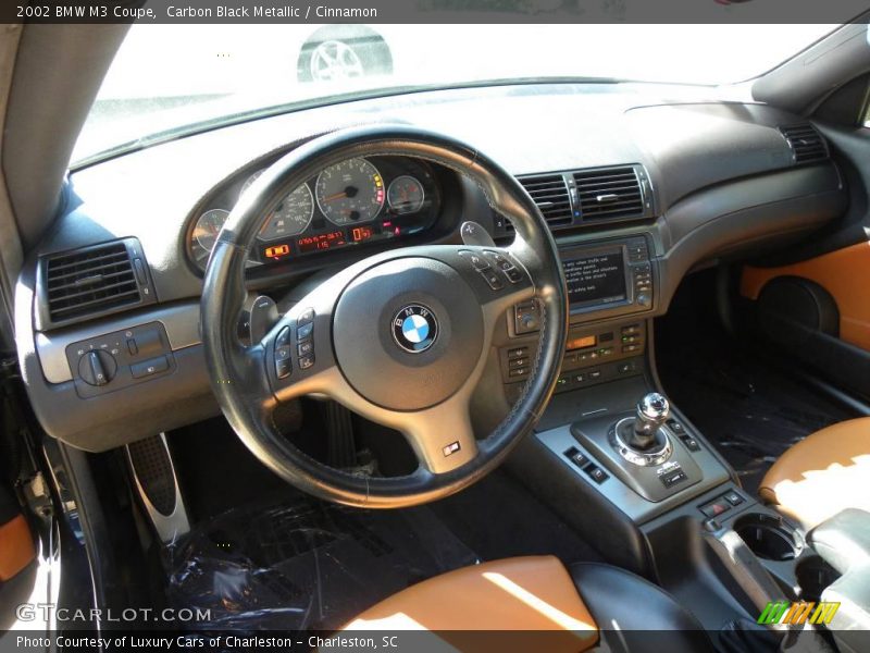 Carbon Black Metallic / Cinnamon 2002 BMW M3 Coupe