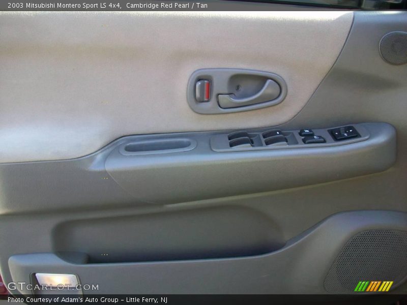 Cambridge Red Pearl / Tan 2003 Mitsubishi Montero Sport LS 4x4