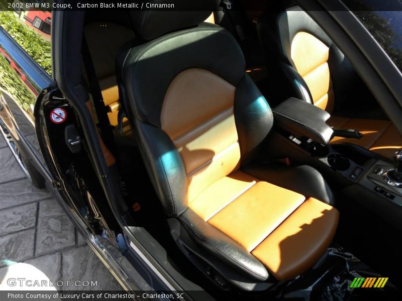 Carbon Black Metallic / Cinnamon 2002 BMW M3 Coupe