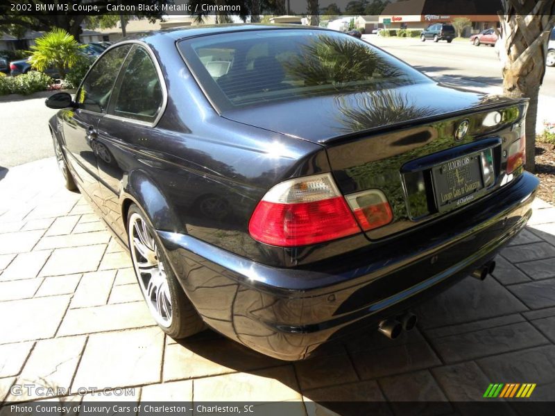 Carbon Black Metallic / Cinnamon 2002 BMW M3 Coupe