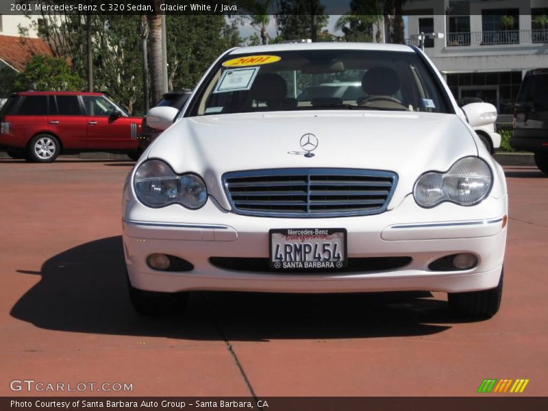 Glacier White / Java 2001 Mercedes-Benz C 320 Sedan