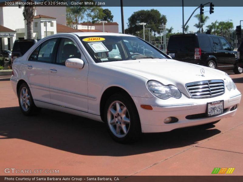 Glacier White / Java 2001 Mercedes-Benz C 320 Sedan