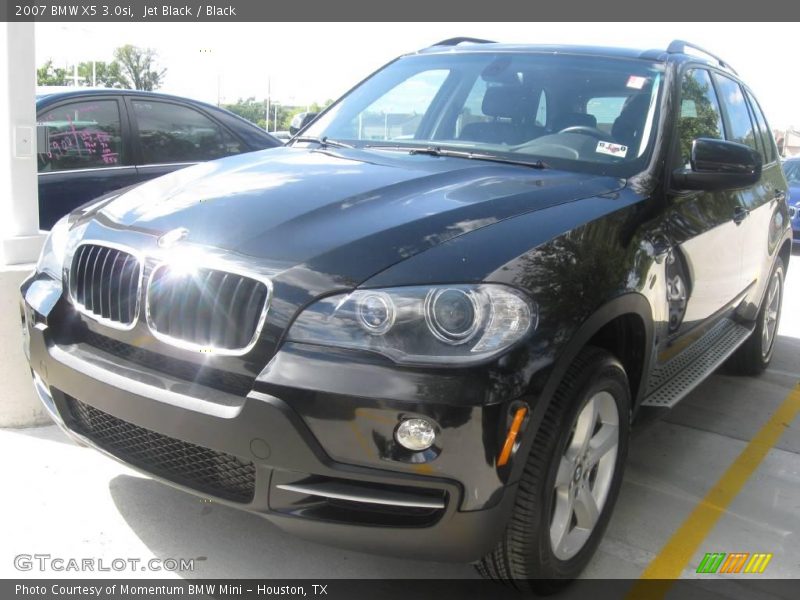 Jet Black / Black 2007 BMW X5 3.0si