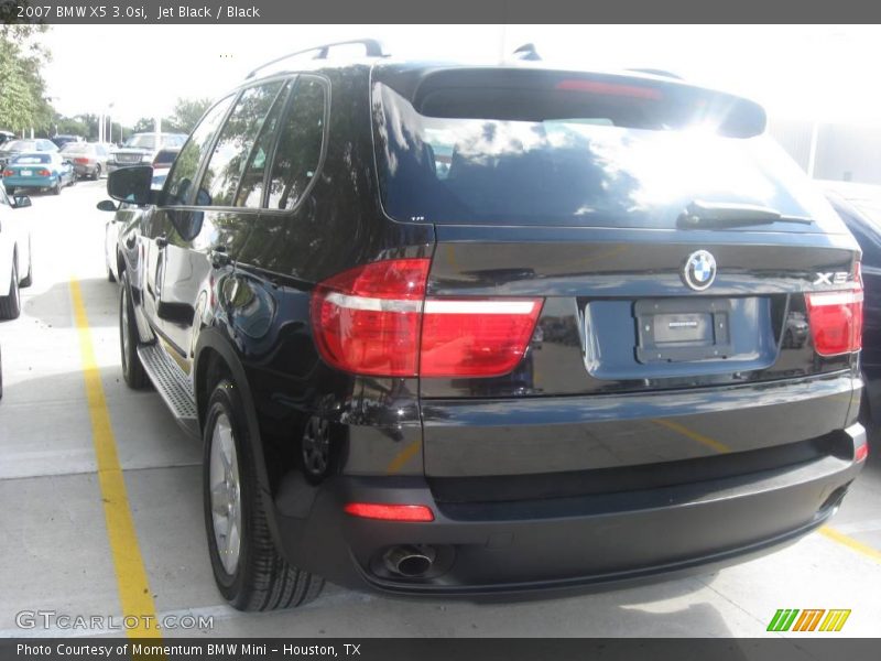 Jet Black / Black 2007 BMW X5 3.0si