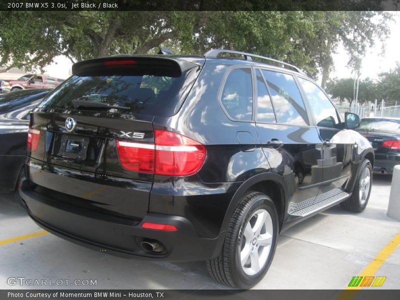 Jet Black / Black 2007 BMW X5 3.0si