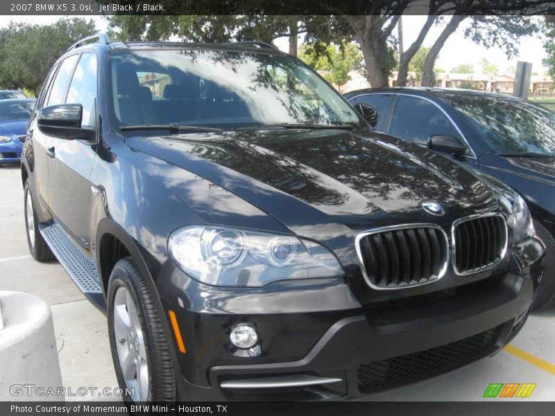 Jet Black / Black 2007 BMW X5 3.0si