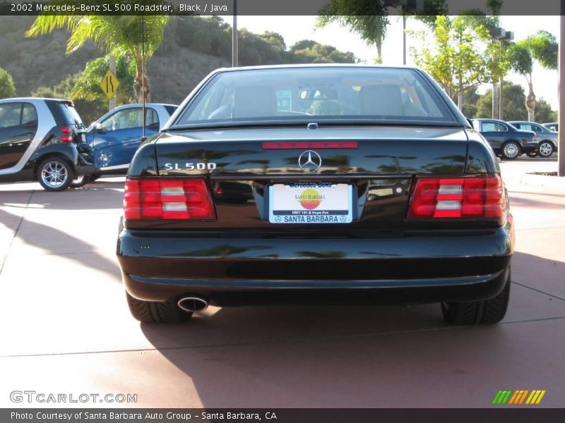Black / Java 2002 Mercedes-Benz SL 500 Roadster