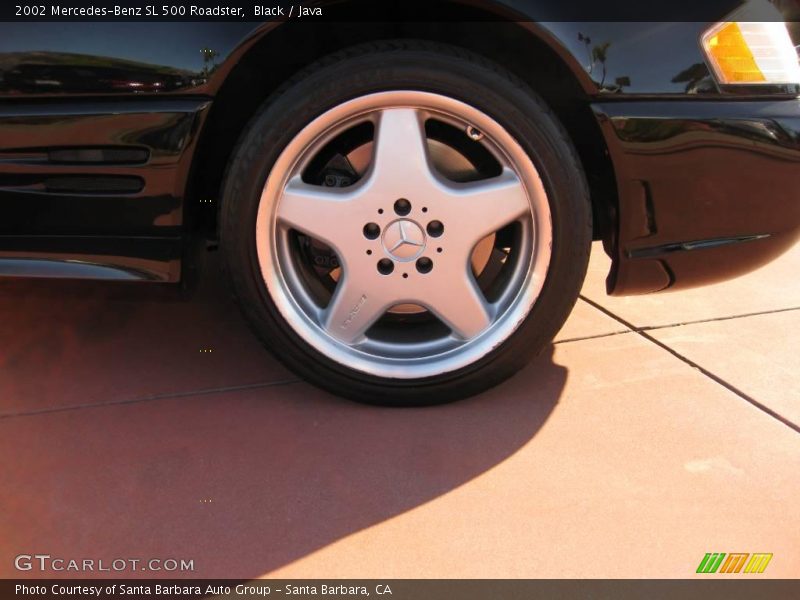 Black / Java 2002 Mercedes-Benz SL 500 Roadster