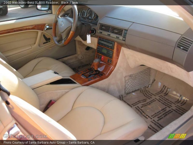 Black / Java 2002 Mercedes-Benz SL 500 Roadster