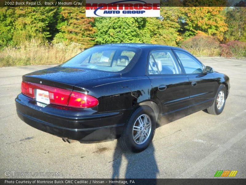 Black / Medium Gray 2002 Buick Regal LS