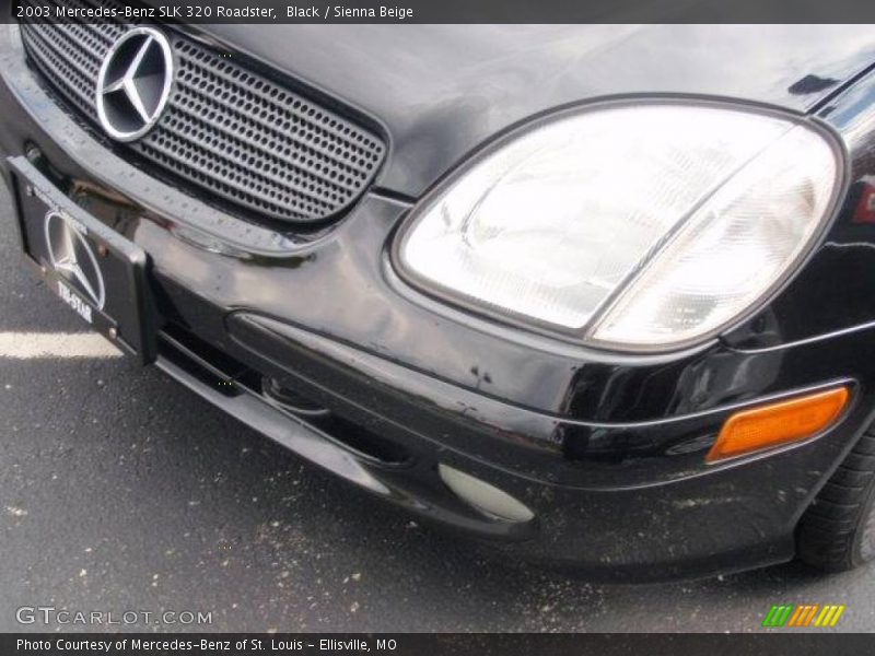 Black / Sienna Beige 2003 Mercedes-Benz SLK 320 Roadster