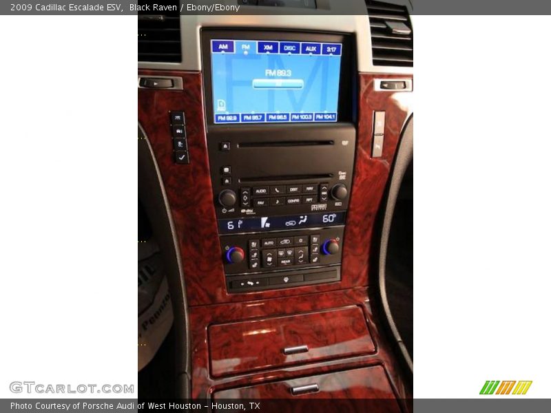 Black Raven / Ebony/Ebony 2009 Cadillac Escalade ESV