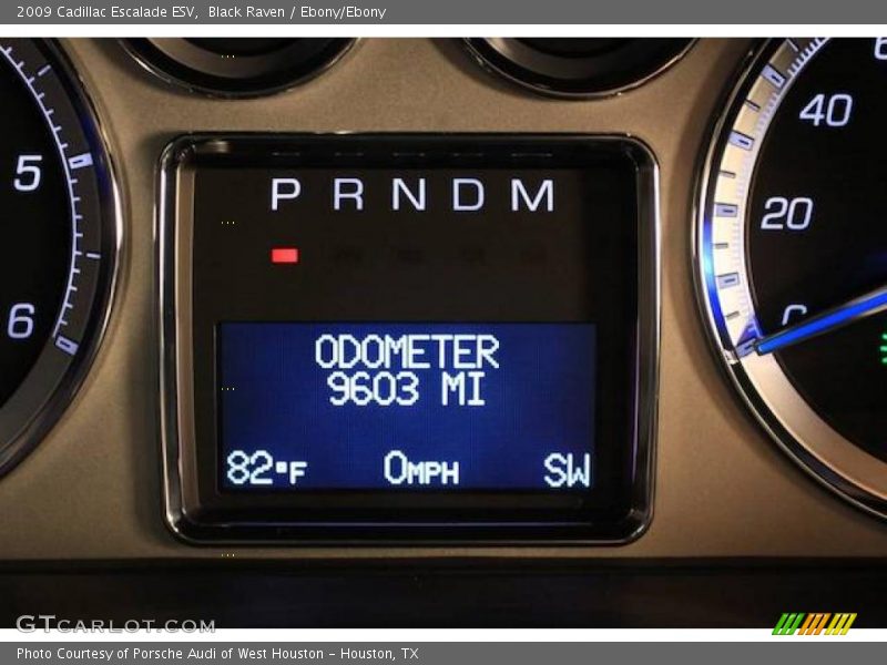 Black Raven / Ebony/Ebony 2009 Cadillac Escalade ESV